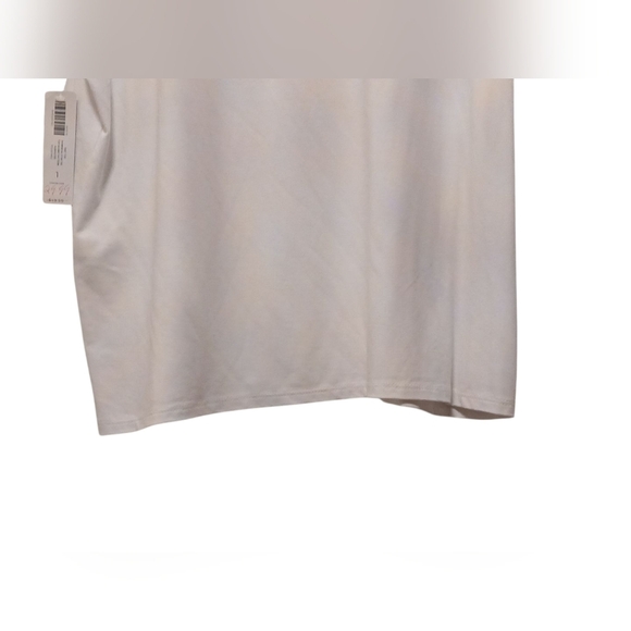 Chico's - NWT, White Blouse W/ Red & Gold Stars, Short Sleeves, Scoop Neck, - Picture 4 of 10